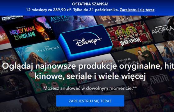 Tylko do wtorku można uniknąć podwyżki abonamentu za Disney+