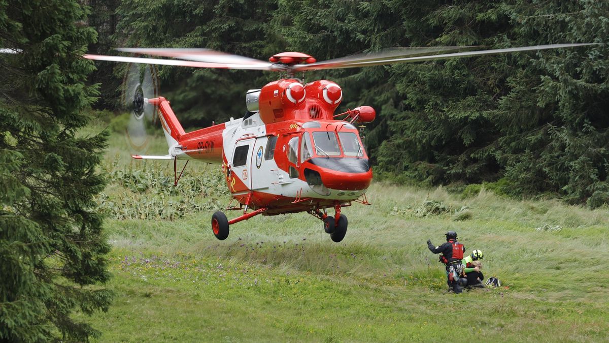Śmigłowiec lądował w Tatrach
