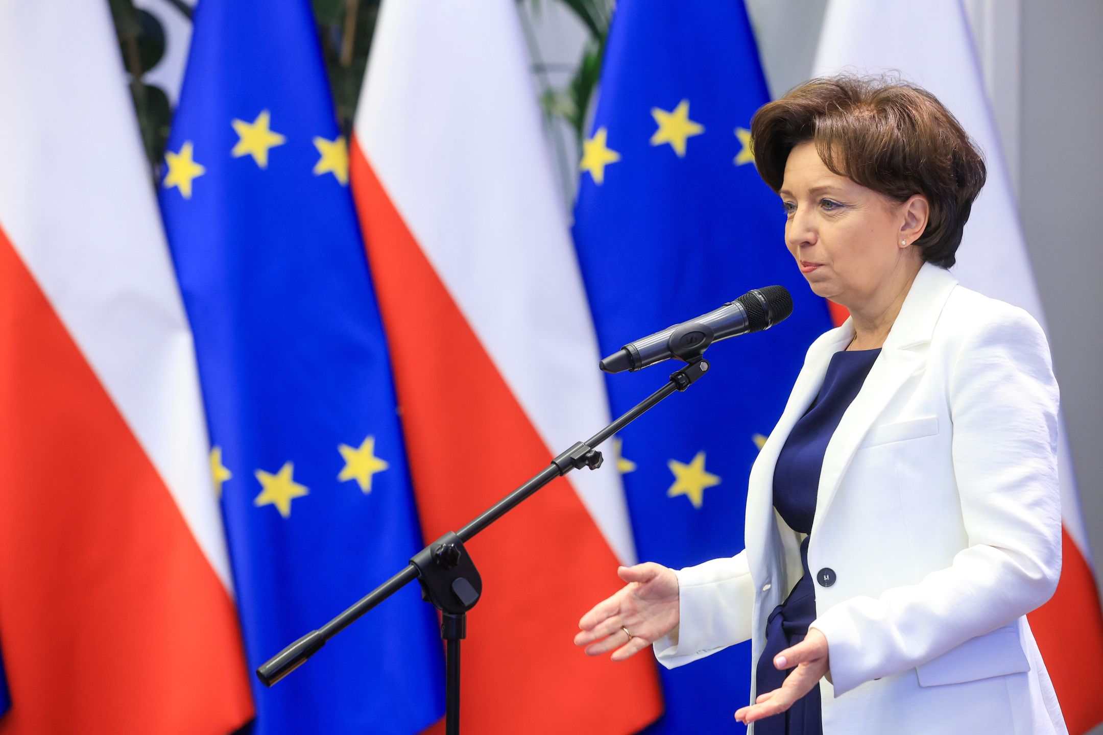 Użytkownicy X wyjaśnili wpis Marleny Maląg, w którym ostrzega Polaków