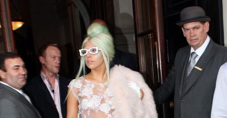 Gaga z pistacjowymi włosami!