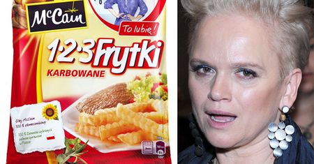 Figura reklamuje... frytki (OBCIACH?)