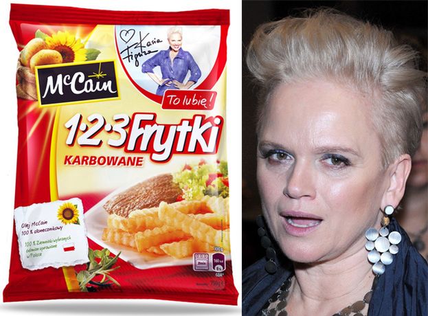 Figura reklamuje... frytki (OBCIACH?)