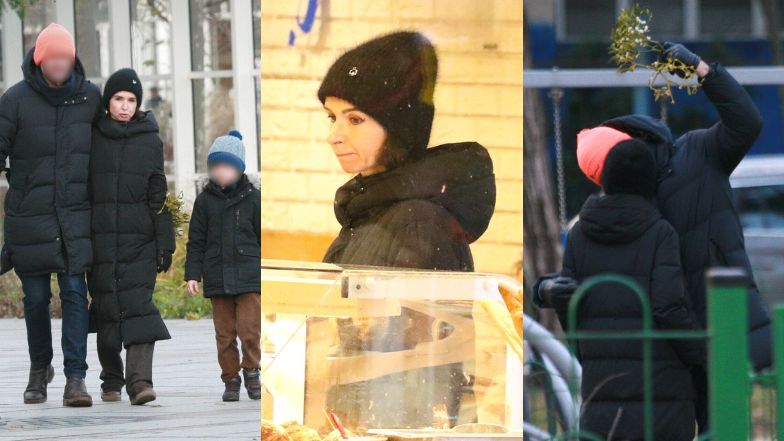 Marta Kaczyńska z synem i mężem. Rodzinne chwile w Sopocie