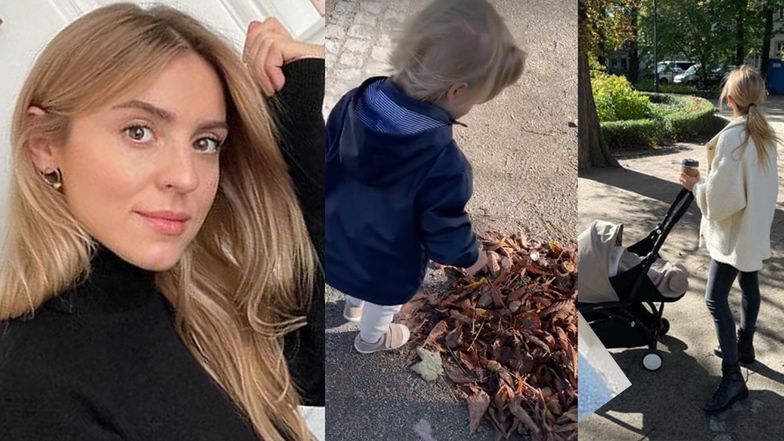 Kasia Tusk spaceruje z córkami po wietrznym Sopocie 