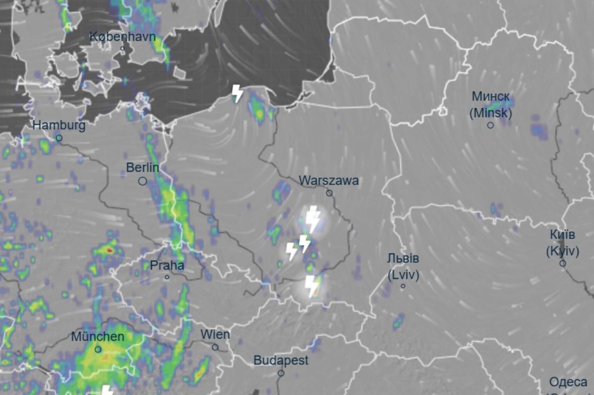 Gdzie jest burza? Radar pokaże, gdzie grzmi. Śledź na bieżąco