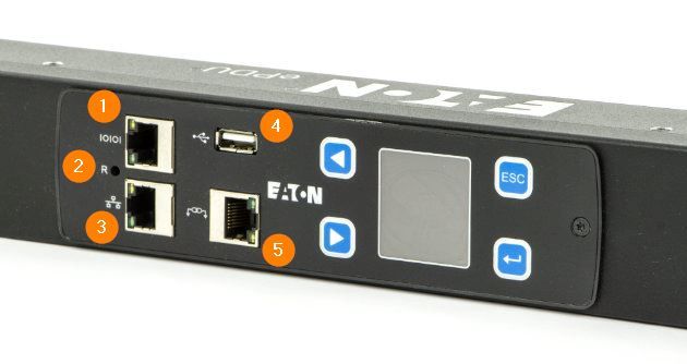 Panel zarządzający w Eaton ePDU G3