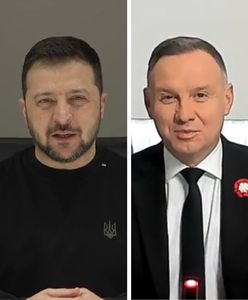 "Andrzeju", "Wołodymyrze". Ukraińcy ujawnili rozmowę prezydentów