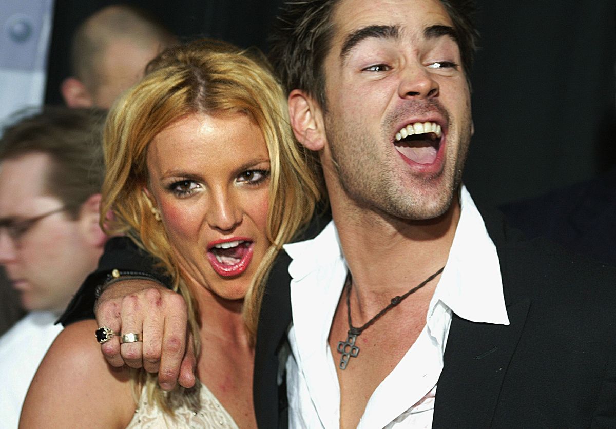 Britney Spears i Colin Farrell na premierze "Rekruta"