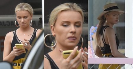Roztargniona Maffashion zwalcza stres nikotyną po męczącej zmianie obuwia (WIDEO)