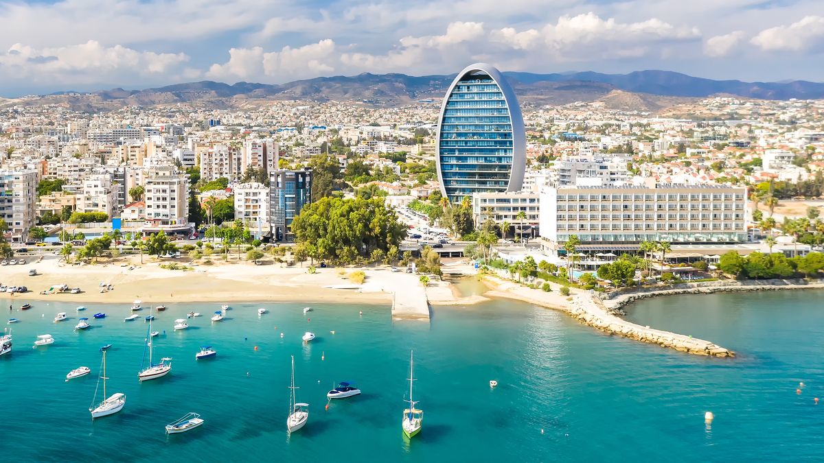 Limassol z lotu ptaka