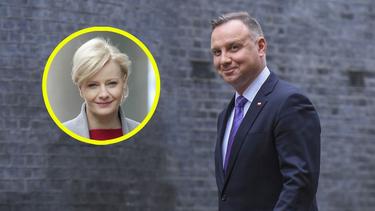 Andrzej Duda polubił wpis Małgorzaty Kożuchowskiej w mediach społecznościowych
