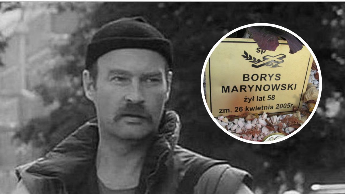 Grób aktora znanego z serialu "Dom", Borysa Marynowskiego