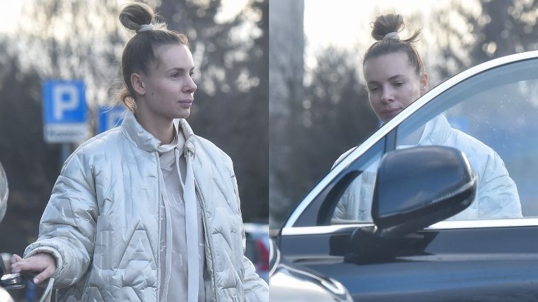Izabela Janachowska mknie do kliniki stomatologii estetycznej 