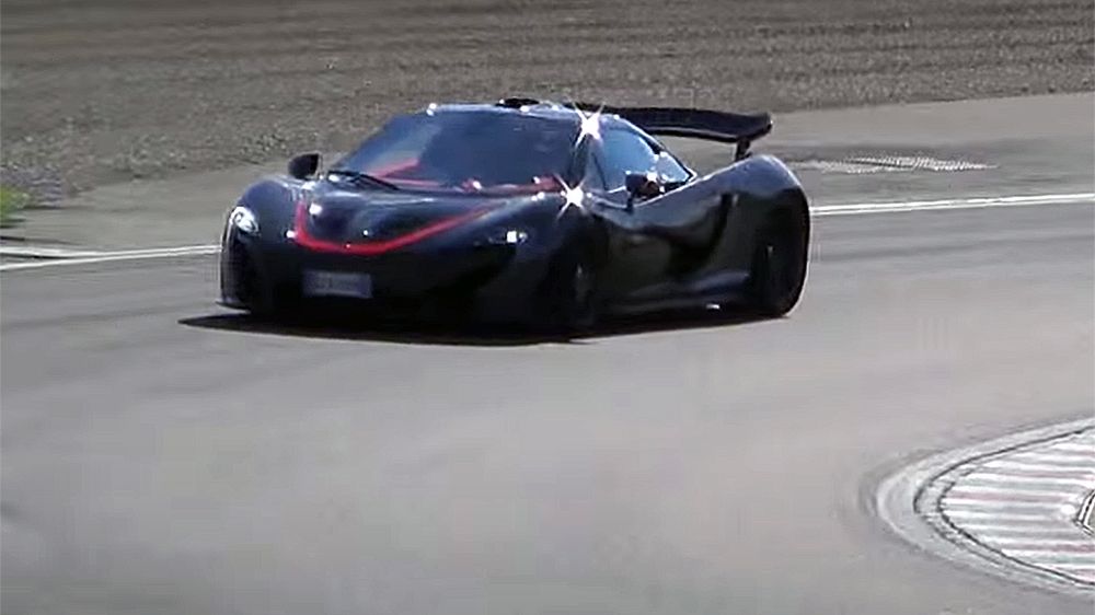 McLaren P1 MSO testowany na torze Fiorano 1