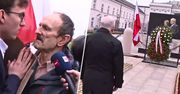 Nerwy na 14. rocznicy katastrofy smoleńskiej. Nagranie z incydentu przed pomnikiem