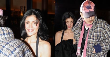 Timothee Chalamet i Kylie Jenner wyhaczeni przez paparazzi podczas randki w Paryżu