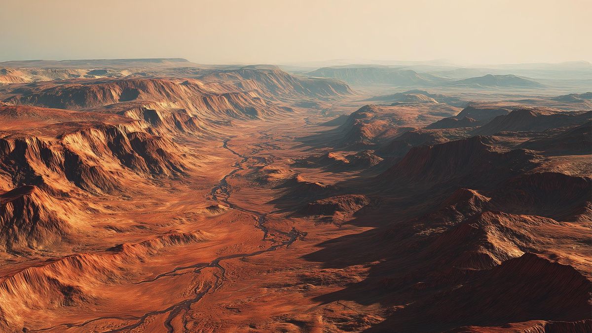 Na Marsie odkryto ponad 15 tys. km skamieniałych rzek