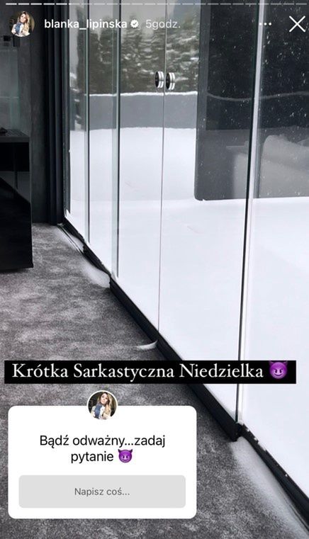 Blanka Lipińska opublikowała okienko na pytania