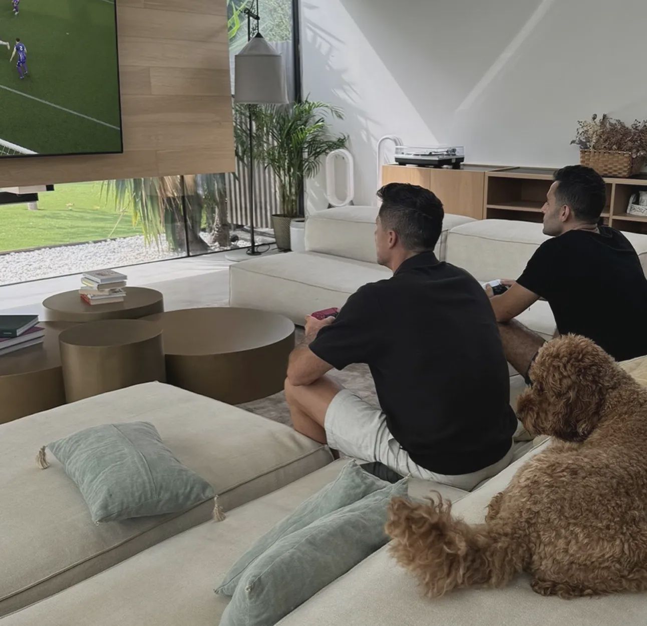 Fragment salonu u Lewandowskich