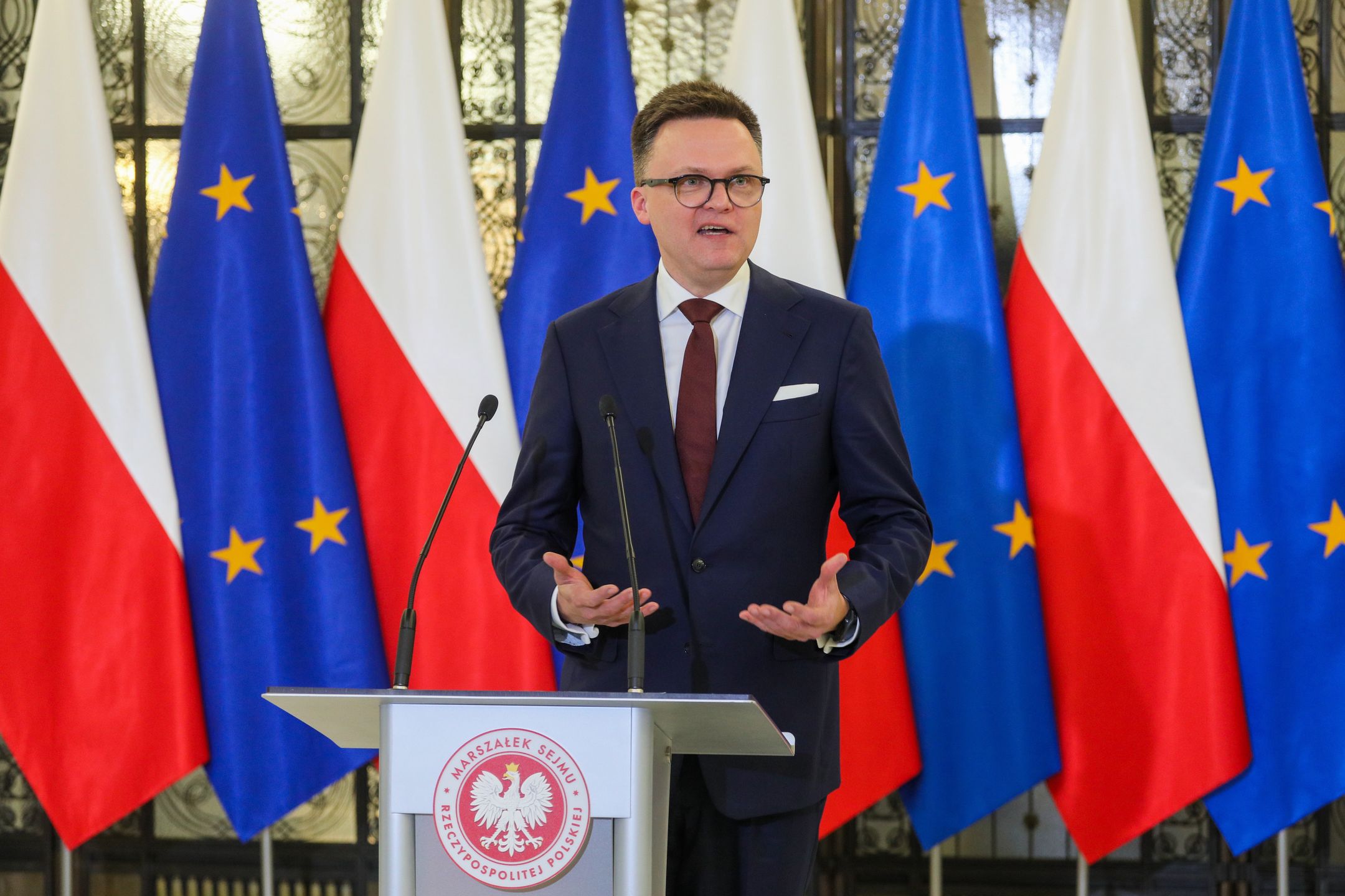 Marszałek Sejmu Szymon Hołownia