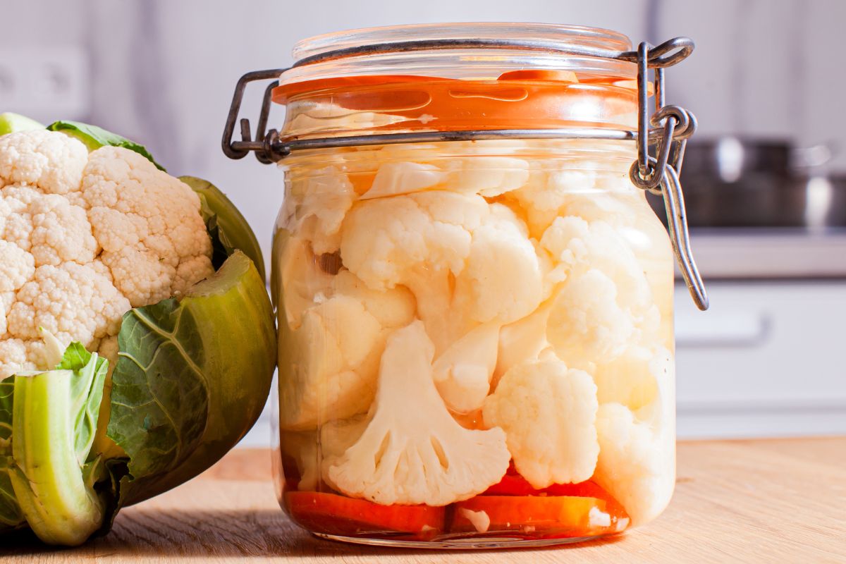 Fermented cauliflower