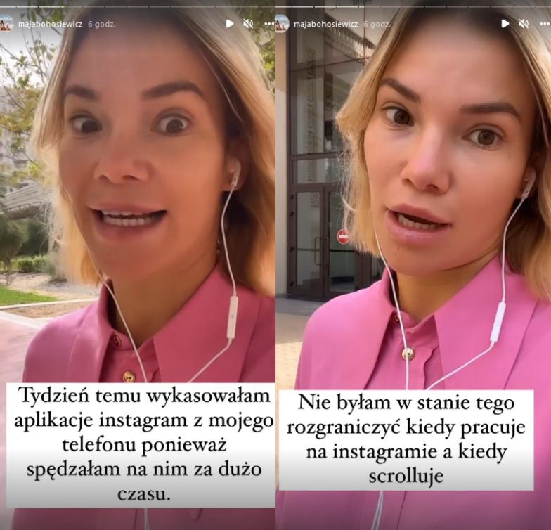 Maja Bohosiewicz zrobiła tygodniową przerwę od Instagrama