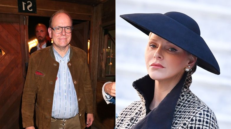 Książę Albert bawi się z byłą kochanką pod nieobecność Charlene