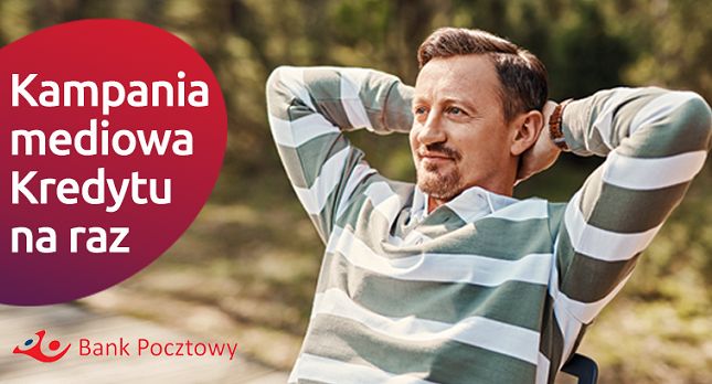 Adam Małysz w nowej kampanii Banku Pocztowego promuje "Kredyt na raz"