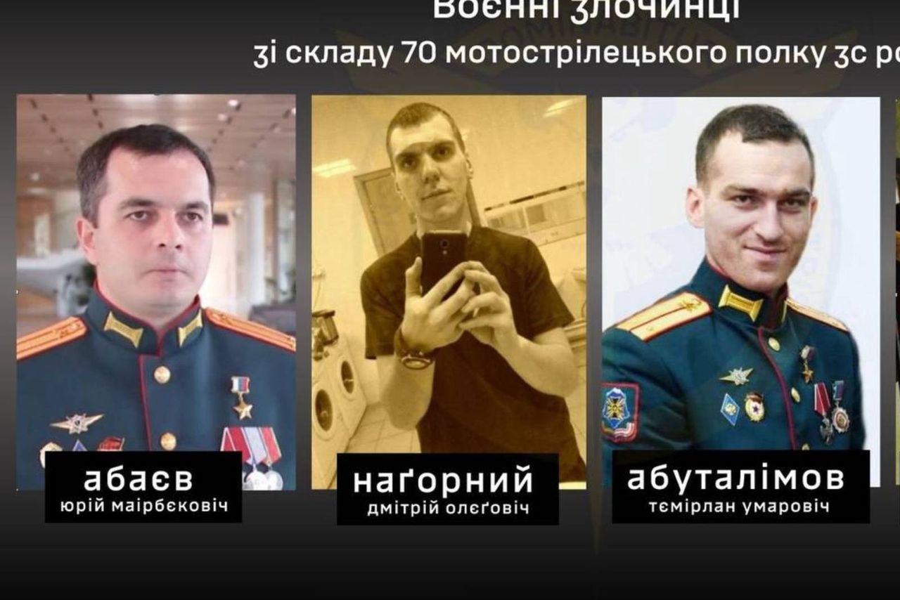 Ukrainian intelligence identifies Russian soldiers in war crimes