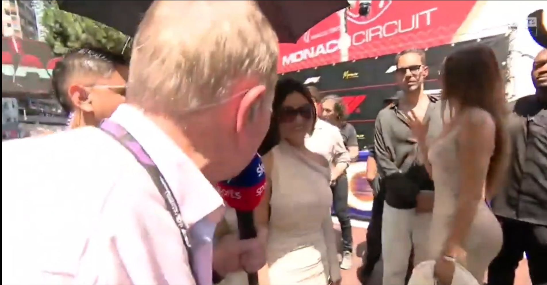  Martin Brundle i Kim Kardashian 