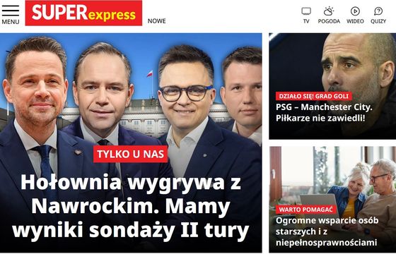 Jak dzienniki radzą sobie w internecie? „Super Express” przed „Faktem”