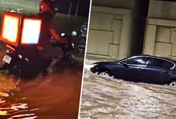 Dubaj sparaliżowany. Ulice zamieniły się w rwące potoki