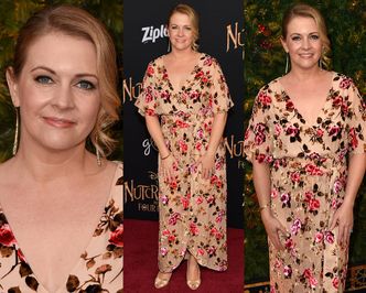 42-letnia Melissa Joan Hart powraca w cielistej sukni w kwiatki