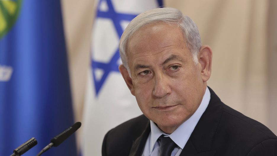 Archiwum zagraniczne East News 2023-05
Israeli Prime Minister Benjamin Netanyahu attends a cabinet meeting in Jerusalem on Thursday, April 20, 2023. (Menahem Kahana/Pool Photo via AP)
Menahem Kahana