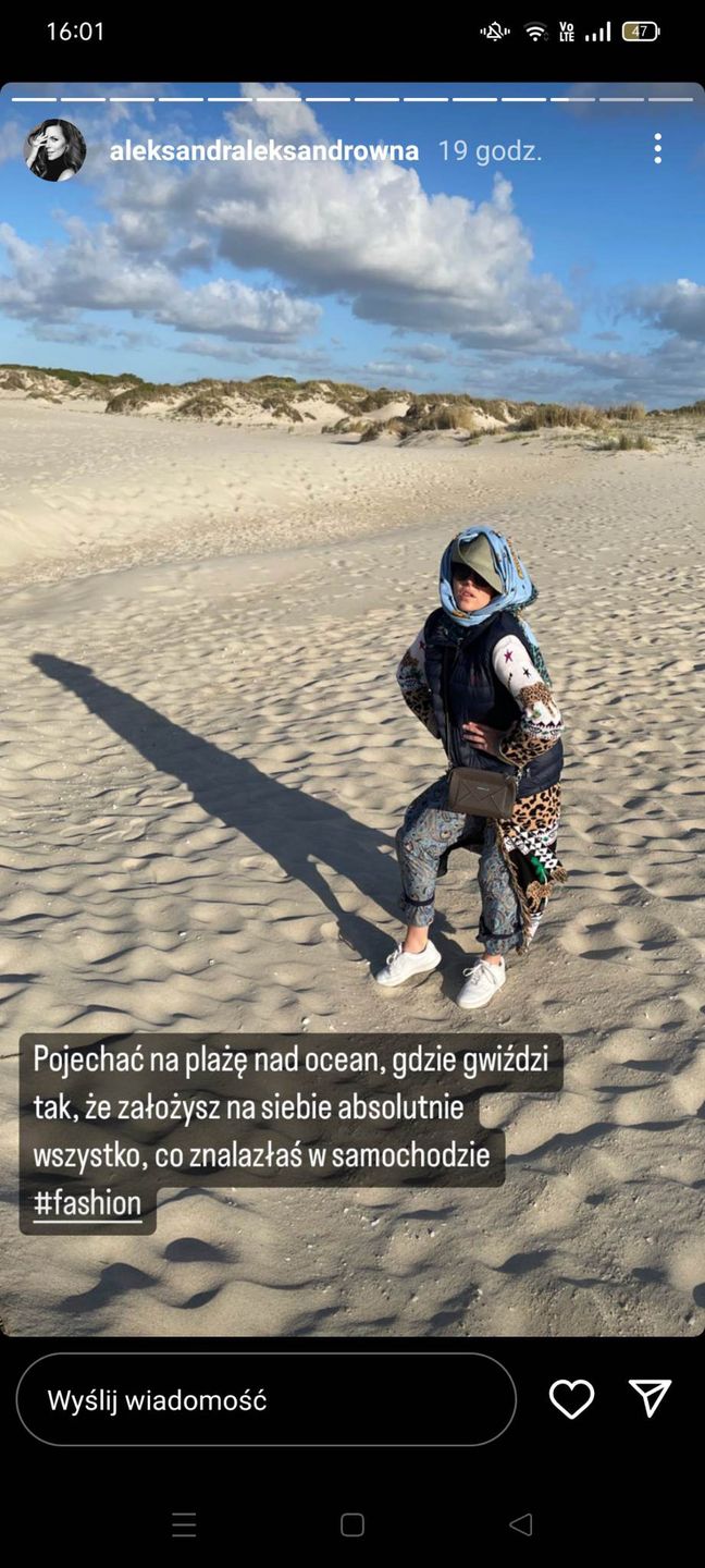 Fani doceniają Aleksandrę Kwaśniewską za dystans i poczucie humoru