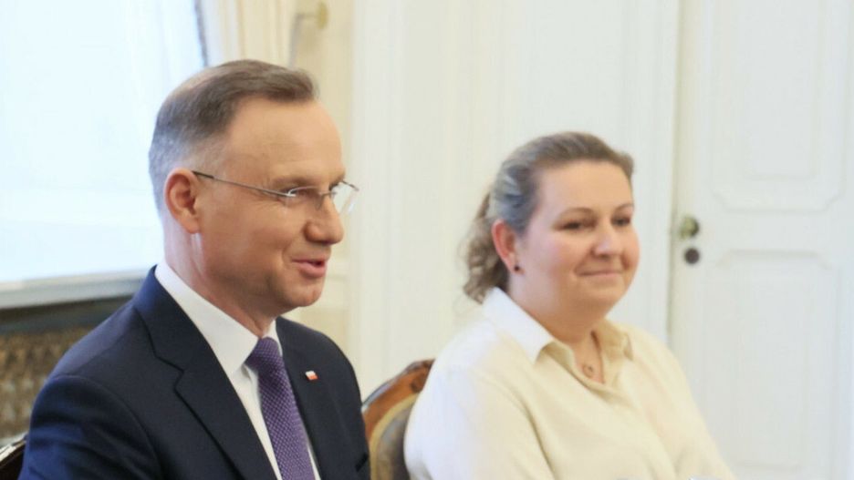 Spotkanie prezydenta Dudy z Krzysztofem Bosakiem
Fot. Pawel Wodzynski/East News, 14.02.2024. Warszawa. Spotkanie prezydenta Andrzeja Dudy z wicemarszalkiem Sejmu Krzysztofem Bosakiem, w Palacu Prezydenckim.
N/z: Marcin Mastalerek, Andrzej Duda, Malgorzata Paprocka
Pawel Wodzynski