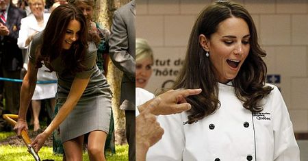 Kate sadzi drzewo, gotuje... (ZDJĘCIA)