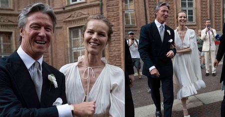 Eva Herzigova WYSZŁA ZA MĄŻ! 53-latka po 25 latach związku powiedziała "tak" ojcu swoich dzieci (ZDJĘCIA)