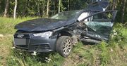 Tragiczny wypadek w powiecie oleśnickim. Nie żyje pasażerka audi