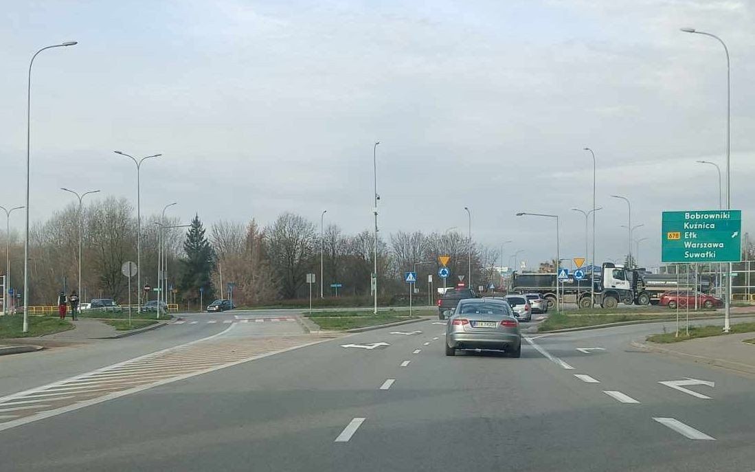 Nowe pasy wymalowane na Dojlidach