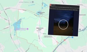 Strój jak z horroru. Tak wyszedł na ulicę. Niepokój koło Jasienicy