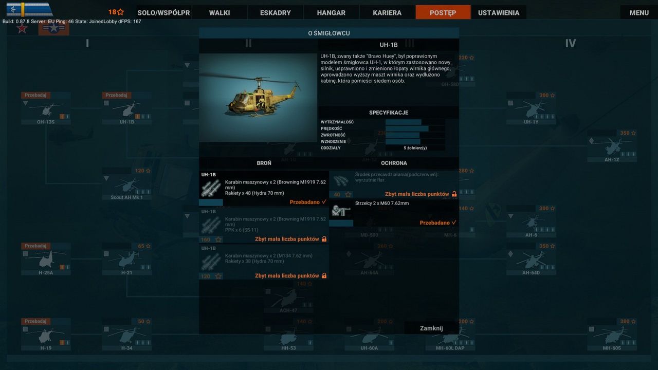 Heliborne - drzewka śmigłowców i opis maszyny