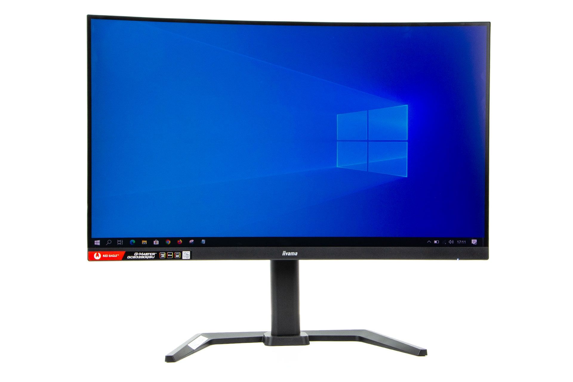 iiyama G-Master GCB3280QSU Red Eagle - od frontu aktywny
