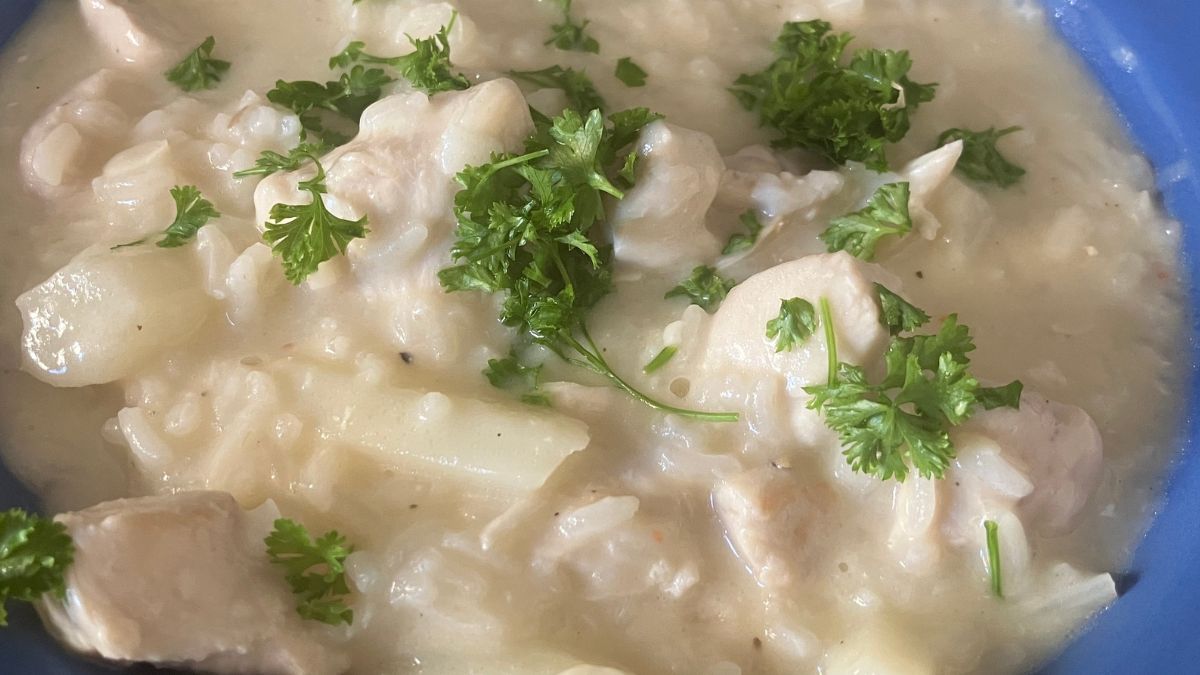 Risotto z kurczakiem i szparagami z jednej patelni