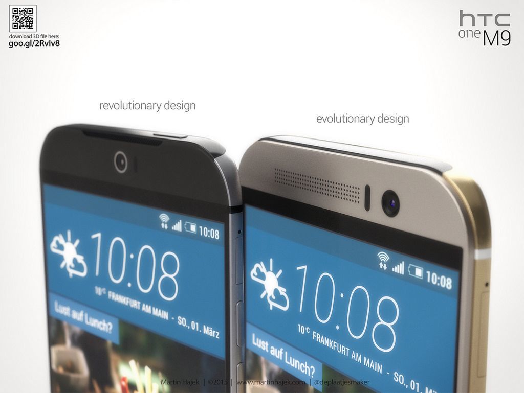 HTC One M9 z plotek vs HTC One M9 z reklam - porównanie designu 12