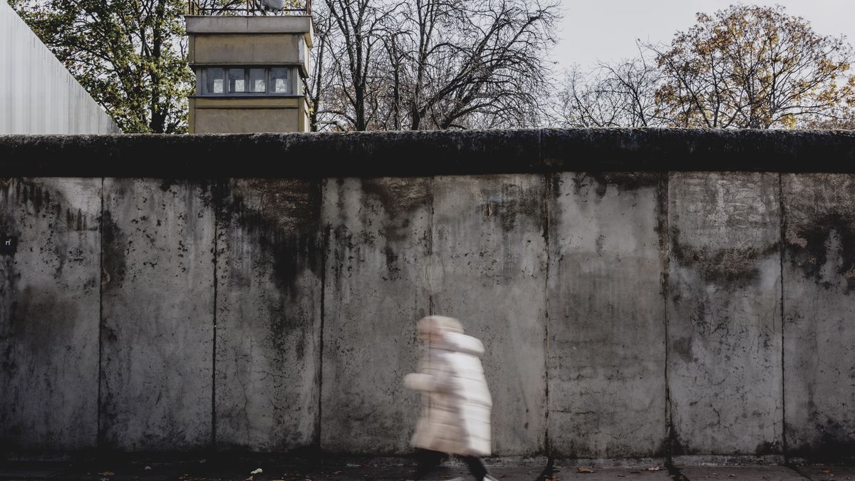 BERLIN, GERMANY - NOVEMBER 05: Remnants of the Berlin Wall on Bernauer Strasse are pictured on November 05, 2024 in Berlin, Germany. This week, 35 years ago, the Berlin Wall fell. (Photo by Florian Gaertner/Photothek via Getty Images)