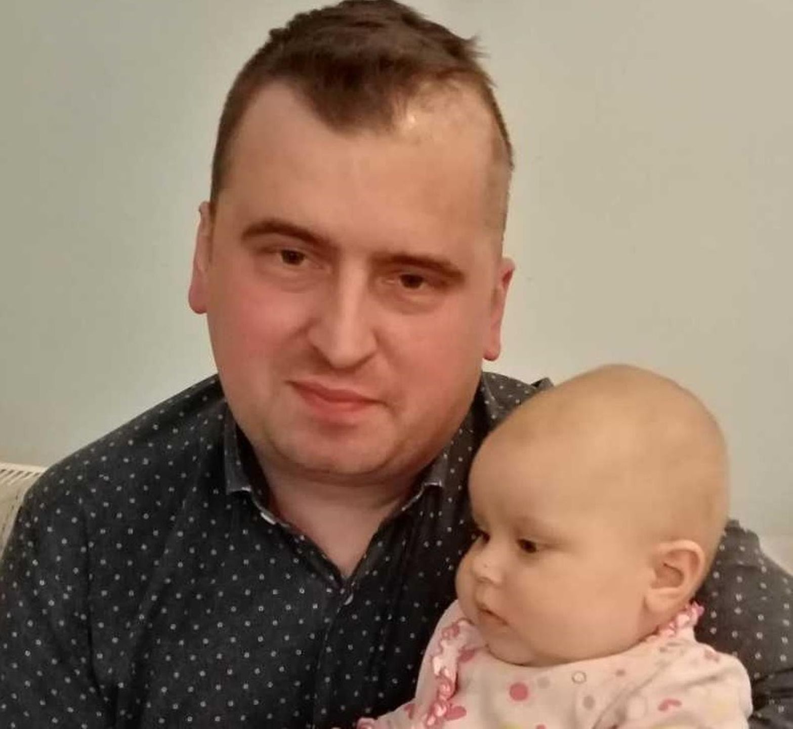 Robert Pirosz z córką