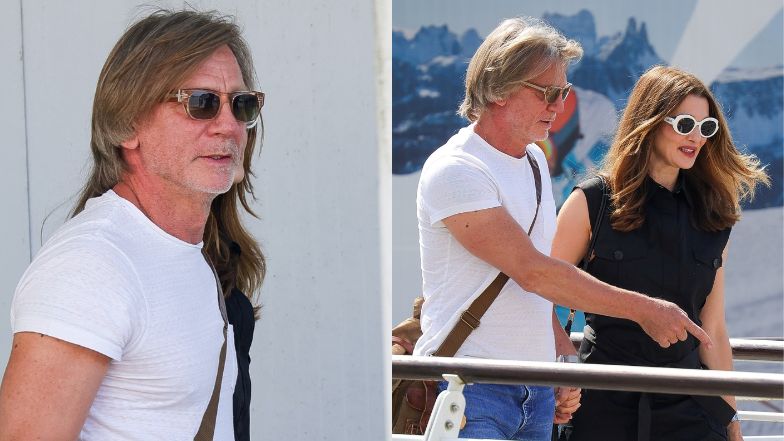 Odmieniony Daniel Craig wylądował ze swoją partnerką w Wenecji