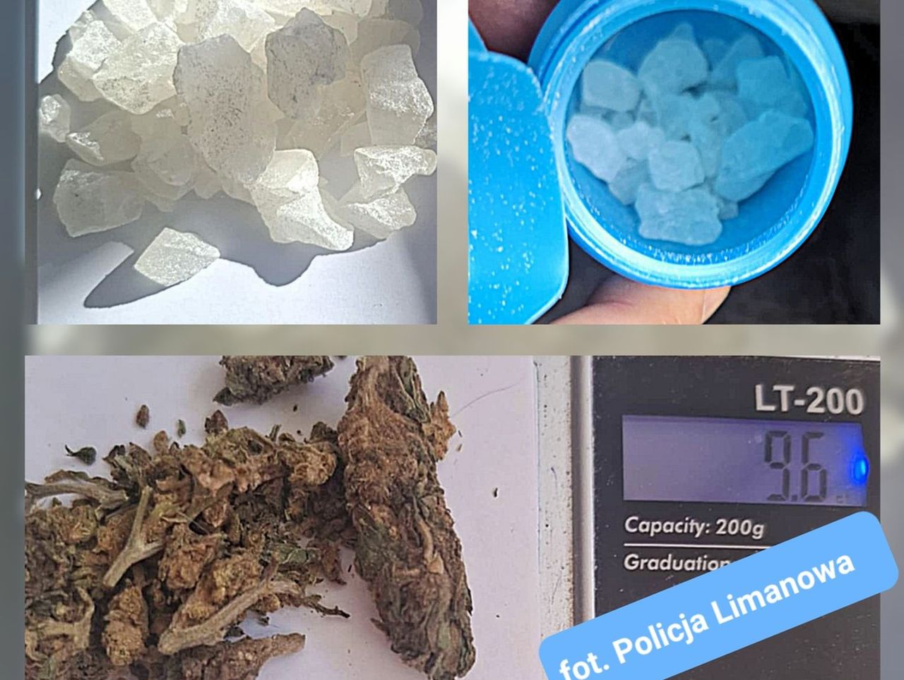 Limanowa: 15-letni chłopak miał 130 gramów mefedronu. Został zatrzymany razem z 18-letnią koleżanką