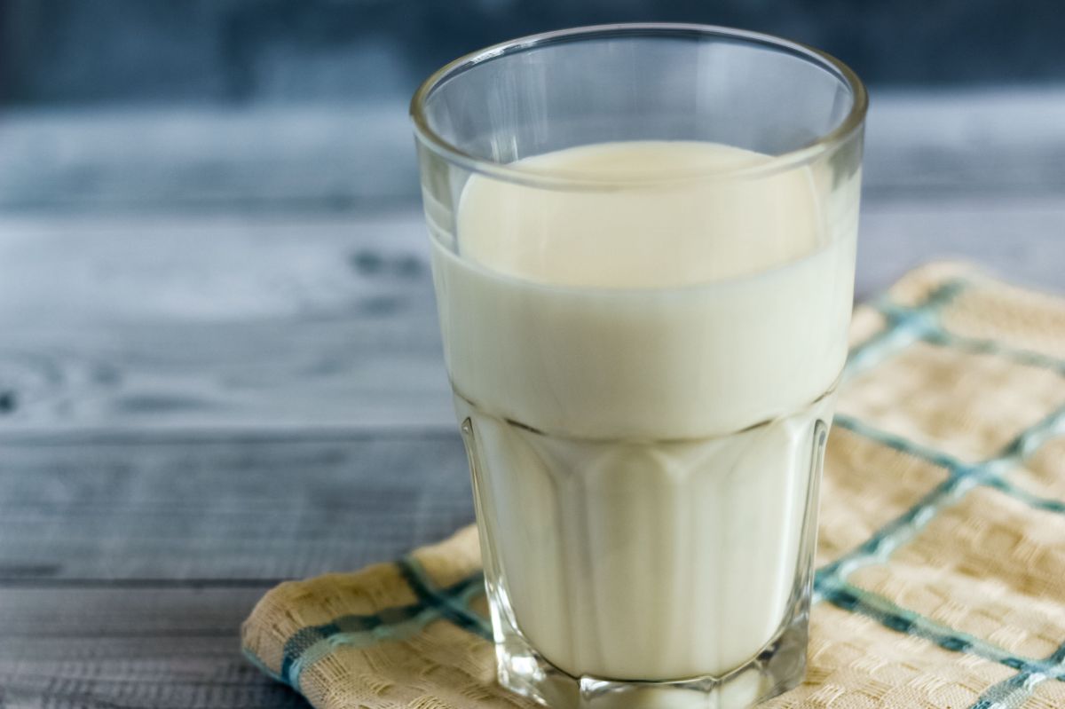 Kefir with nutmeg for better sleep